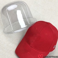 LEMONTREE Baseball Hat Display Rack, PVC 50-57cm Bucket Hat Storage ,  Inner Support Transparent Cov