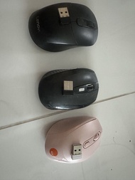 Lenovo Wireless Mouse & Pink Wireless Mouse