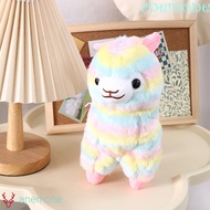 ANEMONE Alpaca Plush Doll Doll Gift Soft Birthday Gift Toy Kawaii 25cm Puppet Toy Colorful Alpaca Do