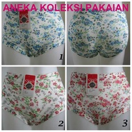 TERMUURAAH, Dalaman CD / Celana Dalam Wanita Katun Motif Bunga Sorex 16203 - aneka .