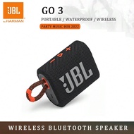 ลำโพงบลูทูธ JBL Go 3 เสียงเบสทรงพลัง ลำโพงซับวูฟเฟอร์ เสียงสเตอริโอ พกพาได้ ลำโพงไร้สายขนาดกะทัดรัด 