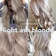 9/11 INTENSE LIGHT ASH BLONDE HAIR COLOR DYE CREAM 100ML PEWARNA RAMBUT
