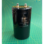 CD138 5600UF 450VDC SIZE: 77x130MM Nut Head (Jianghai Brand) Pre-Order Product ️