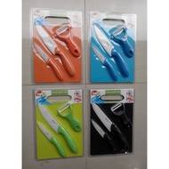 Ceramic knife set CERAMIC Color Knife Set 4's + Ceramic cutting board knife