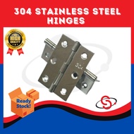 SCM Heavy Duty Stainless Steel Hinge Door Hinge Engsel Pintu (1pc) Distribution Box Enclosure Metal Cabinet Hinge (2)