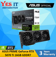 ASUS  PRIME GeForce RTX 5070 Ti 16GB GDDR7 / GeForce RTX5070 TI PRIME / TUF 16GB GDDR7 GRAPHICS CARD