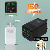 [SNUGSG SIGNATURE] 150W SUPER FAST CHARGING 6 PORTS CHARGER ADAPTER