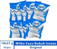 Milko susu bubuk instan 1 renceng isi 10 sachet