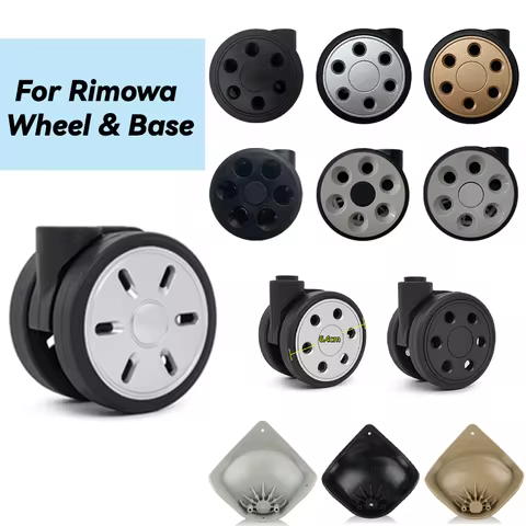 Adapt To Rimowa Wheel Base 64mm Silent Wheel Universal Wheel Travel Suitcase Repair Travel Accessori