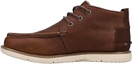 Mens Navi Moc Chukka Casual Boots Ankle - Brown