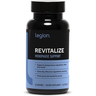 LEGION Revitalize Menopause Support  - Hormone-Free Formula with Plant-Based Botanial Extrats for Wo