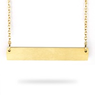 Aholic Classic Long Brand Necklace-Gold
