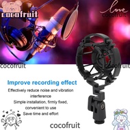 COCOFRUIT Microphone Shock Mount, Anti Vibration Plastic Shock Mount, Firm Fixation Mic Boom Arm Hol