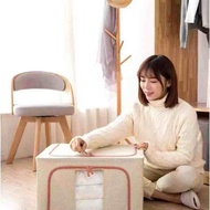 LPO 66L/110L large storage box clothes storage box Foldable clothes box Multipurpose storage place