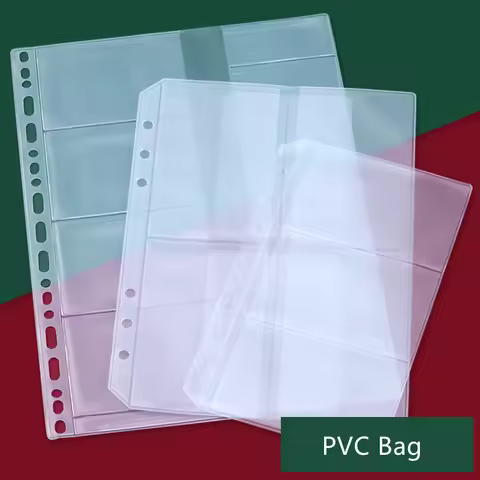 A6 A5 B5 PVC Transparent Bag Hand Book Storage Document Bag Information Bag Notepad Business Card Bo