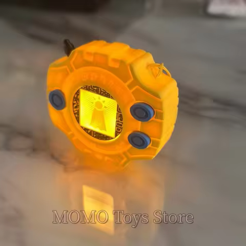In Stock Digimon Digivice Tap Night Light 3 Brightness Levels Type C Rechargeable Magnetic Refrigera