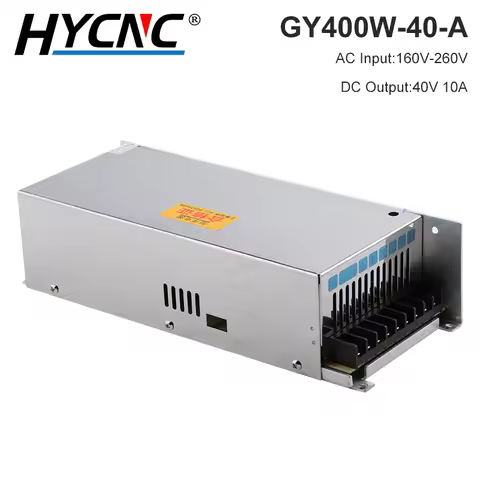 GY460W-40-A Switching Power Supply 40V 10A 460W Nema 23 Stepper Motor Power Supply Drive CNC Laser E