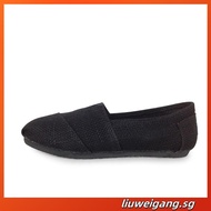 Toms Shoes Linen Shoes Stripe Color Mules Casual Women Flat Shoes