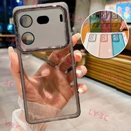 COD Case for iQOO 12 5G iQOO12 iq00 2023 Phone Casing Back Cover Soft TPU Silicone Flexible Plating 