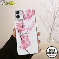 Case Samsung A04e - Casing Samsung A04e - EKSOTIK - Fashion Case Bunga - Silikon Samsung A04e - Cass