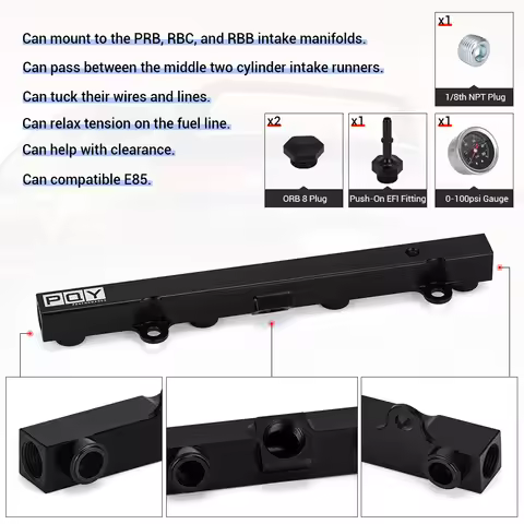 K SERIES Heavy FUEL RAIL kit High Flow Injection fuel rail FOR HONDA K20 K24 RSX CIVIC SI,INTEGRA EP