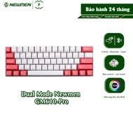 Bàn Phím Cơ Không Dây Dual Mode Newmen GM610 Pro Layout 61 Phím Hotswap Đa Chế Độ Kết Nối (Bluetooth