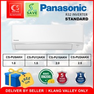 [SAVE 4.0] Panasonic Standard Inverter Aircond 5 Star R32 Air Conditioner / Air Cond CS-PU9AKH 1hp / PU12AKH 1.5HP / PU18AKH 2HP / PU24AKH 2.5HP + I-Auto Deliver by Seller (Klang Valley area only)