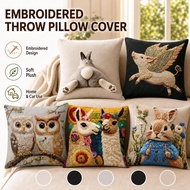 Modern Simple Cartoon Plush Pillowcase For Living Room Bedroom Car B6u8