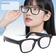 wroosg AI Smart Glasses with Camera 8MP HD 1080P Video Recording Bluetooth Assistant Music Calling