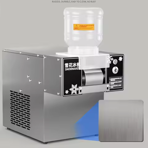 Europe Snowflake Ice Machine Korea Bingsu Machine Snowflake Ice Shaving Machine Mini Snow Ice Maker 