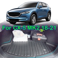 For Mazda CX-5 CX5 KF MK2 2017 - 2022 Car Boot Cargo Liner Rear Trunk Luggage Tray Floor Mat Carpet 2018 2019 2020