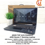 ASUS TUF GAMING A15 FA5061C AMD RYZEN 7 4800H 16GB RAM 512GB SSD RTX 3050 USED LAPTOP NOTEBOOK