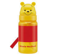 Skater 吸管水壺 立體造型 含吸管 迪士尼小熊維尼 350ml PBS3STD