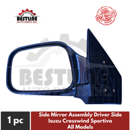 Side Mirror Assembly Driver Side (Left Side) Isuzu Crosswind Manual Made in Taiwan