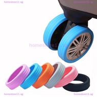 Homestore Silicone Wheels Cover Luggage Wheels Protector Suitcase Reduce Noise Wheels Guard Cover Luggage Accessories SG