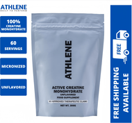Athlene ACTIVE Creatine Monohydrate 300g Creatine Monohydrate Powder For Muscle Growth Power And Rec
