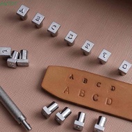 ANTOT Leather Stamping Tool, 10 Number DIY Alphabet Stamping Kit, Crafting Kit Leather Crafting 26 C