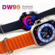 2025 New AMOLED 4G SIM DW99 ultra 2 smartwatch rotating camera pull-down card download app on Google