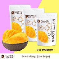[Bundle of 3] Nutty Lover Premium Dried Mango Thailand 500gram x 3