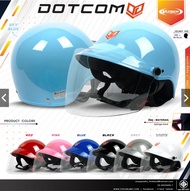 ราคาถูกมาก!! หมวกกันน็อคครึ่งใบ V-Tech helmet รุ่น Lady DOTCOM ได้มาตรฐาน  มอก. แถมฟรีหน้ากากเลือกสี