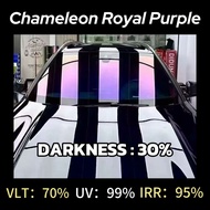 Chameleon Royal Purple Chameleon Purple Tint UV99% IR 95% 2PLY For Tinted Building Window/Car Tinted