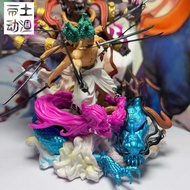 Swordsman Figure Ghostly Nine Asura Zoro Wano Country Anime One Piece Model Ornament Gift