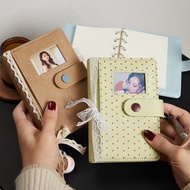 Cdaily|Polka Dot Loose-leaf Notebook A6/A7 Thickened Detachable Portable Notebook Student Portable P