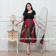 Rok Payung 7/8 Motif Batik / ROK MODERN / ROK KERJA WANITA / ROK REMPEL / BAWAHAN WANITA / ROK PANJ