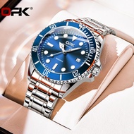 OPK Jam Tangan Lelaki Original 100% Watch Man Birthday Waterproof Luminous Stainless Steel 8118-L