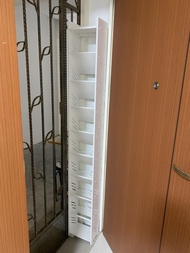 《SG Stock》HDB door side shoe rack doorway cabinet DIY furniture/storage Organizer waterproof BTO 7/8/9 /10 tiers