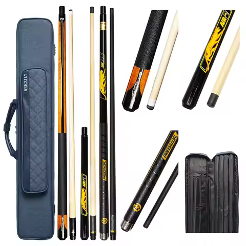 Preoaidr Billiards Cue Pool Cue Stick 10.5mm/11.5mm/13mm Tip Maple Shaft With 6/7 Holes 4X4/3X4 Bill
