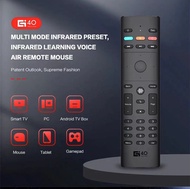 G40s Air Mouse Voice Remote Control 2.4G ไจโรสโคปไร้สาย IR Learning สำหรับกล่องทีวี Android