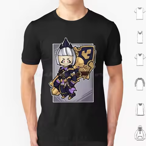Orphea T Shirt Cotton Men Women DIY Print Heroes Of The Hero Assassin Tank Chibi Cute Gaming Nerd St
