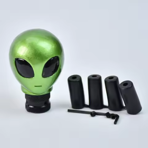 Tiypeor Green Alien Gear Shift Head Auto Modification Accessories Gear Shift Head High Quality Car E